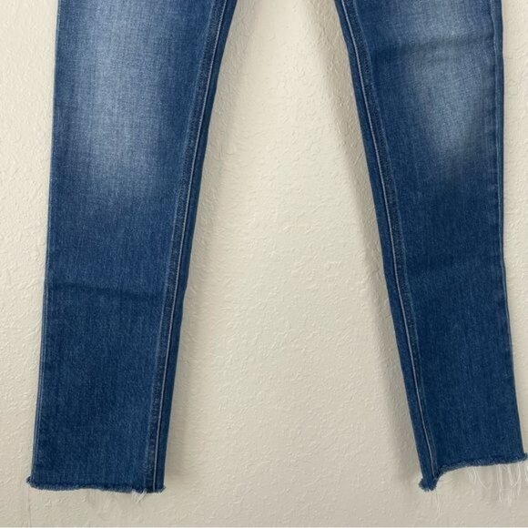 Frame Le Nik Distressed raw hem skinny jeans 24 - Picture 4 of 11